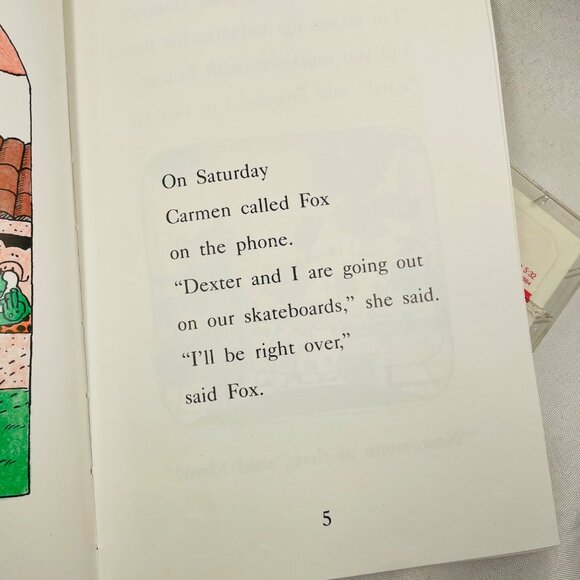 Fox On Wheels Book & Cassette Set By Edward Marshall & James Marshall - Picture 12 of 14